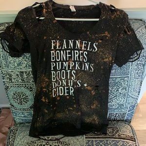 COPY - Bleached fall tee.